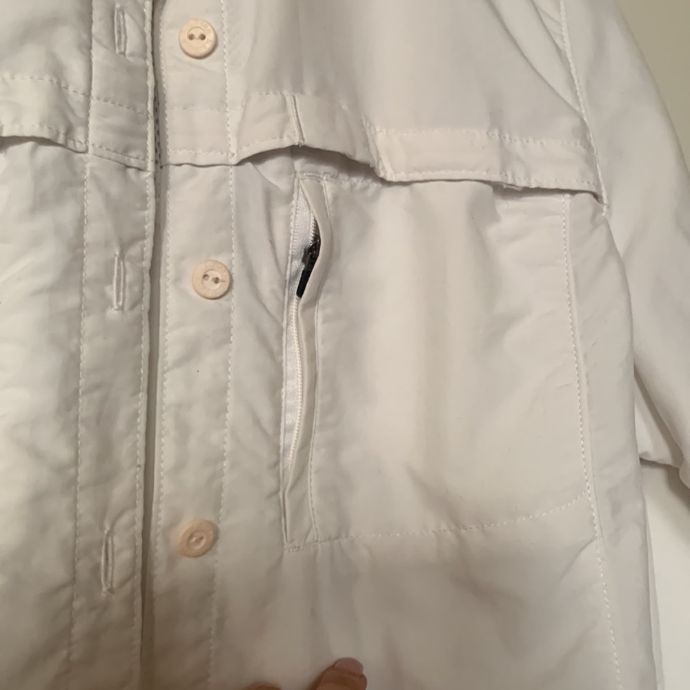 LL Bean White Athletic Shirt